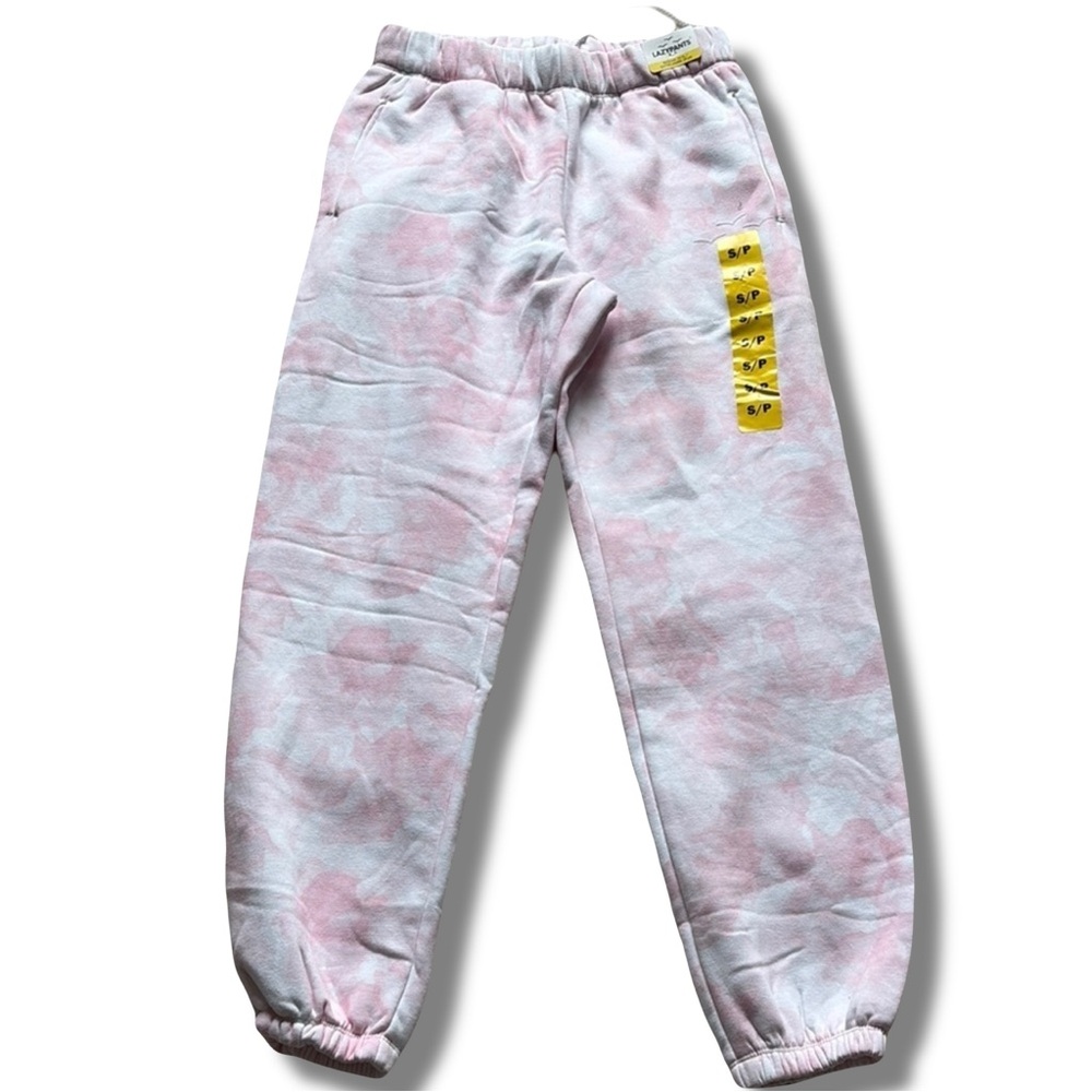 66 Lazy Pants Pink Tie-Dye Joggers – Size S | Cloud‎ Soft | Cozy Luxe | - Picture 2 of 10